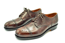 Hand-Painted Three-Joint Goodyear Engraved Derby Shoes