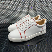 men's rivet small white shoes all match flat sneaker shoes