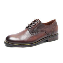 Handmade British Vintage Polished Platform Derby Shoes