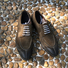 Italian Leather Hand Sewn Gentleman Derby Shoes