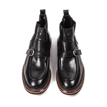 high top martin boots thick bottom retro round toe