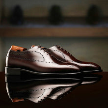 Genuine Leather Oxfords Mens Handmade Dress Shoes