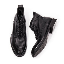 high top leather shoes vintage leather ankle boots martin boots