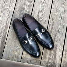 British slip-on business lazy casual horsebit loafers