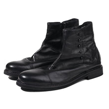 Men's zipper martin boots vintage leather slip-on ankle boots