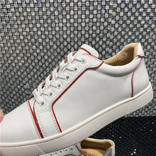 men's rivet small white shoes all match flat sneaker shoes