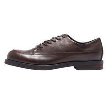 Casual Round Toe Vintage Hand Polished Derby Shoes