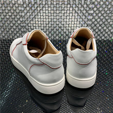 men's rivet small white shoes all match flat sneaker shoes