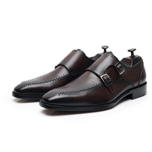 Polymark leather double with Monk shoes