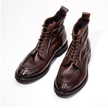 high top leather shoes vintage leather ankle boots martin boots