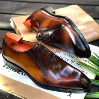 Handmade Men's Formal Business Oxford Dress Shoes