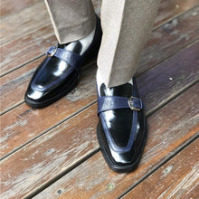 Vintage Buckle Slip-On Loafers