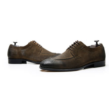 Italian Leather Hand Sewn Gentleman Derby Shoes