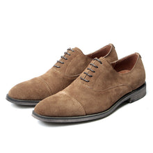 Suede three-joint business casual shoes Oxford shoes