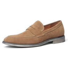 Slip-on loafers suede business casual men's shoes