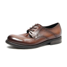 First layer cowhide retro hand-polished old leather shoes derby shoe