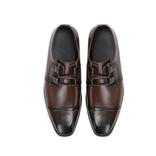 Vintage Design Genuine Cow Leather Derby Shoes