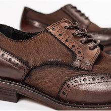 Genuine leather Brogues Men's Office  Dress Derby Shoe