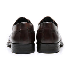 Brown brogue all match fashion leather shoes oxford