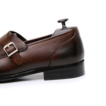 Classic Buckle Monks in Leather monk shoes