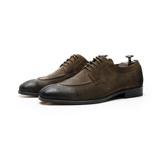 Italian Leather Hand Sewn Gentleman Derby Shoes