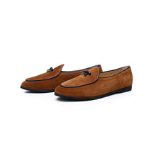 Slip-on couples casual British popular solid color loafers